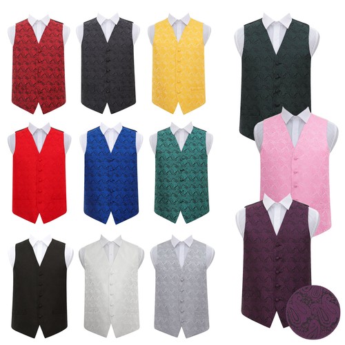 Gilet smoking uomo tessuto