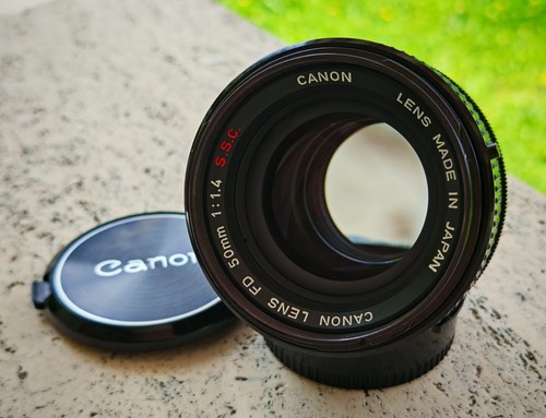 Canon lens s c - fd, s.s.c.
