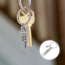  2 Pcs Portachiavi Casa Nuova