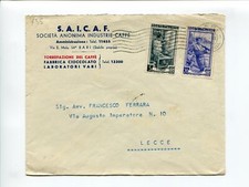 Anni 50 Italia al Lavoro Bari Società Anonima Industrie Caffè dest Lecce