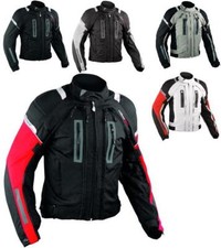 Giacca Moto Tessuto Cordura Mesh Protezioni CE Impermeabile 4 strati 4 Stagioni