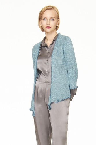 Coprispalle rayon lurex - , silver