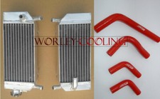ALUMINUM RADIATOR & RED HOSE