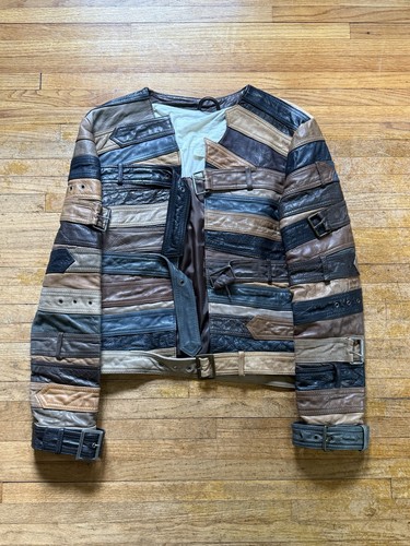 Giacca con cintura pelle - giacca,