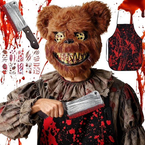 Maschera orso spaventosa - maschera,