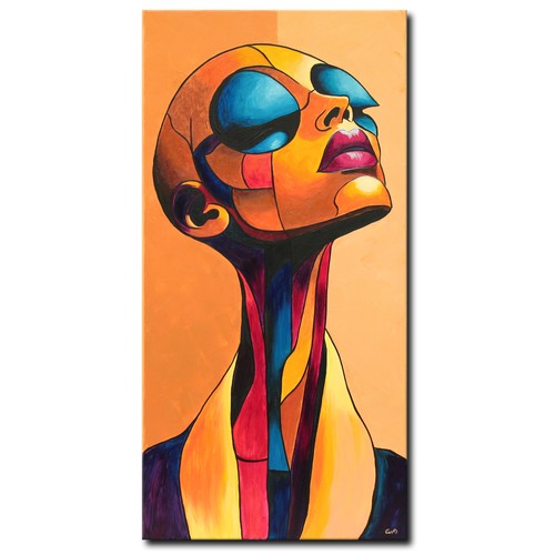 Quadro acrilico - , donna