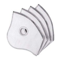 10 FILTRI RICAMBIO MASCHERINA MASCHERA IN NEOPRENE ANTISMOG ANTI-SMOG MOTO BICI