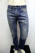 Timberland Jeans Uomo Taglia 30 / 44 Pantalone Blu In Cotone Pant Pants Logo