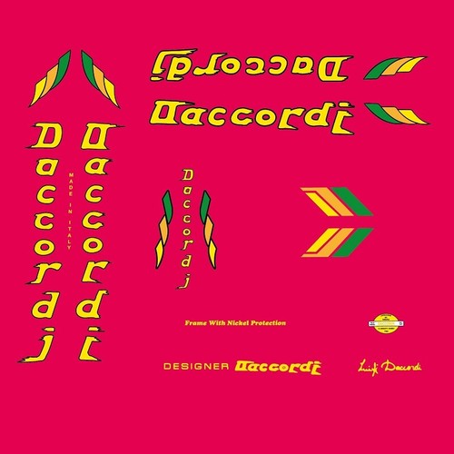 Bicycle decals daccordi - decals,