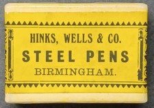 Scatola pennini Hink, Wells &