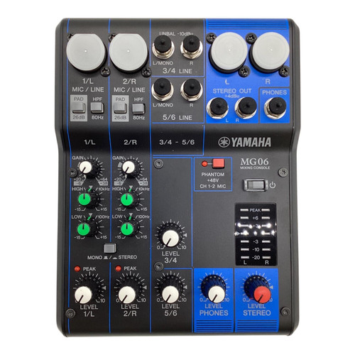 Yamaha mg06 console mixer - mixer, 6