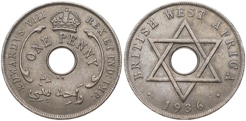 British west africa one - british,