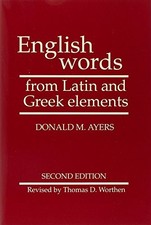 ENGLISH WORDS FROM LATIN AND