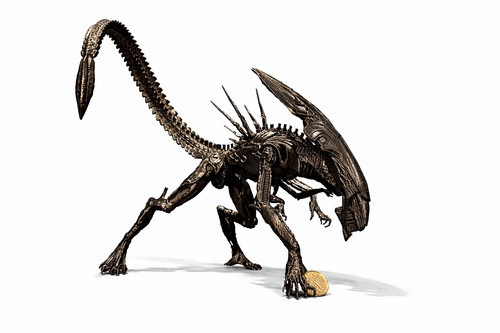 Printed alien xenomorph - printed,