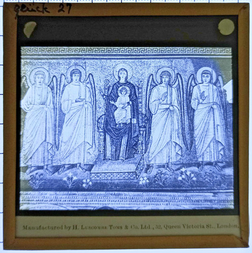 Ancient christian roman mosaic - roman,