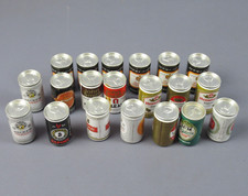 Lattine birra mignon da collezione esposizione diversi marchi numero 20 vintage