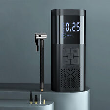 Gonfiatore Per Gomme Auto Moto Bici Compressore a Batteria Power Bank Torcia LED