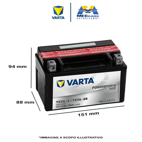 Varta powersports agm - powersports, batteria