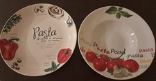 Piatti Da Portata italian style con scritta "Pasta" 2 Pezzi