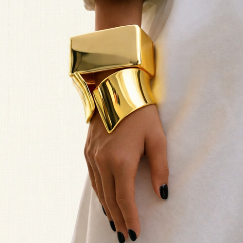 Bracciali oro grosso - , donna