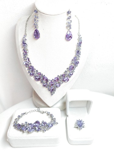 Set gioielli pezzi zircone - set,