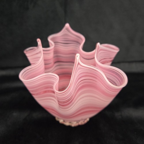 Vaso fazzoletto vetro arte
