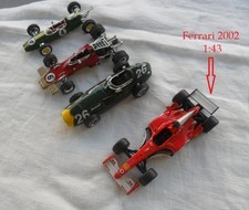 Ferrari 2002- Lotus Ford- lotto 4 modellini Formula 1