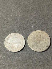 LOTTO DI 2 MONETE 50 E 20