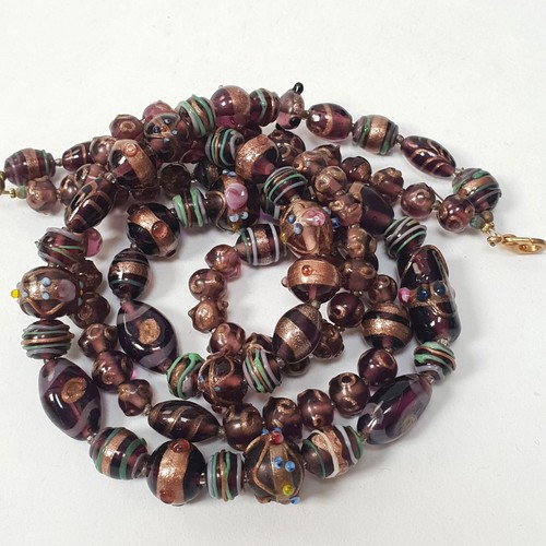 Collana perle vetro - collana,