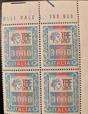 ITALIA QUARTINA RARO 3000 LIRE