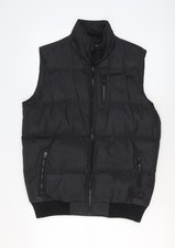 Gilet imbottito nero uomo