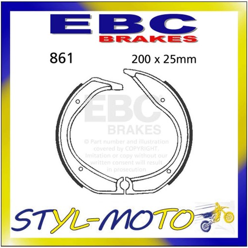 861 ganasce posteriori ebc bmw - 861,