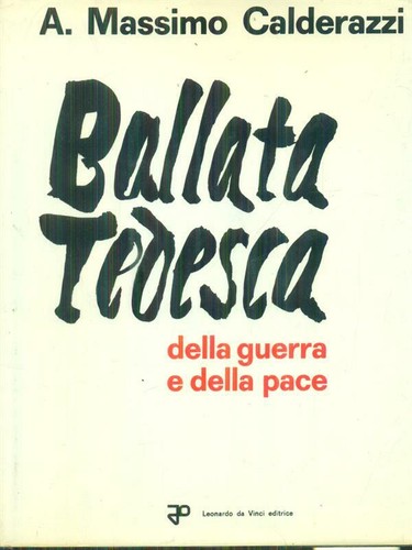 Ballata tedesca della guerra - guerra, e