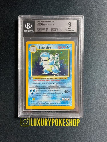Carta pokèmon blastoise - blastoise, holo