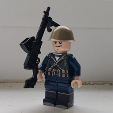lego ww2 forza di atterraggio navale giapponese snlf minifg mitragliatrice leggera