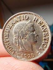 5 Franchi Svizzeri - Confoederatio Helvetica - moneta 1925