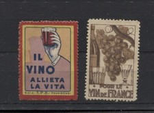 Due erinnofili a tema VINO -