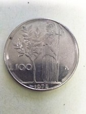 Moneta 100 Lire Minerva rara -