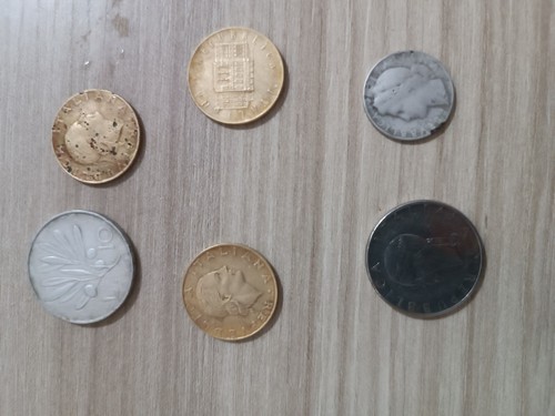 Lotto vecchie monete - vecchie,
