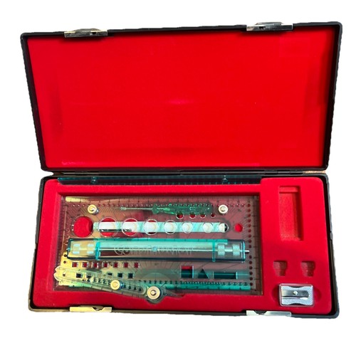 Set attrezzi geometria disegno