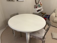 tavolo Tondo 120 Cm allungabile