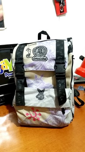 Invicta backpack white - backpack, used