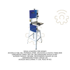 Sega a nastro per legno mod