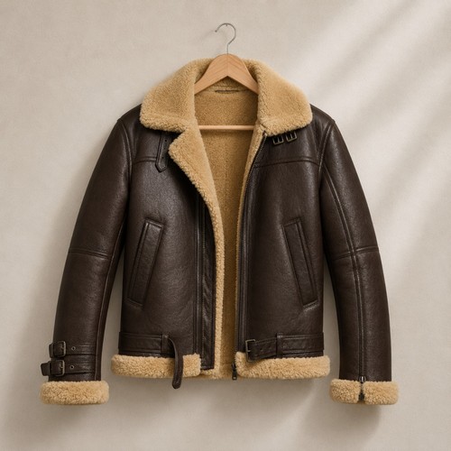 Giubbotto uomo pelle shearling - giubbotto,