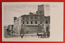 CARTOLINA CAGLIARI HOTEL LA SCALA DI FERRO VIALE UMBERTO 1 ( C 89 )