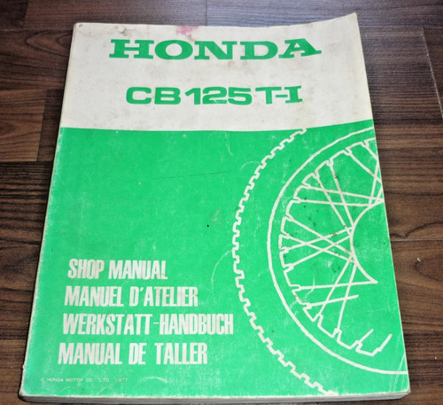 Honda cb125t manuale - honda, cb125t-i