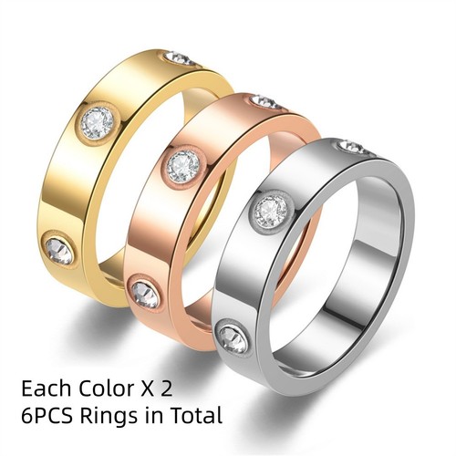 6pz anelli coppia matrimonio - 6pz,
