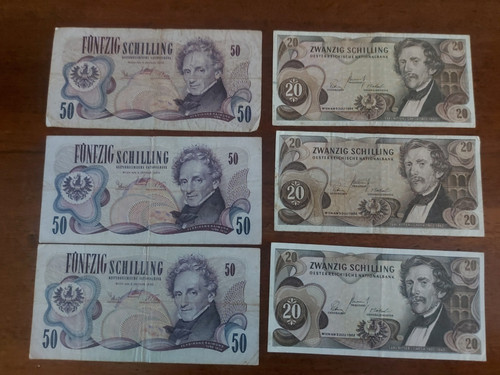 Austria lotto banconote - austria,