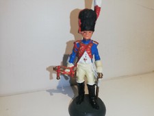 DEA SOLDATINI DI PIOMBO TROMBA DEI GRANATIERI A CAVALLO FRANCIA 1910 55MM 021