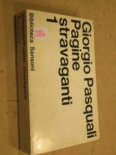 PAGINE STRAVAGANTI Volume